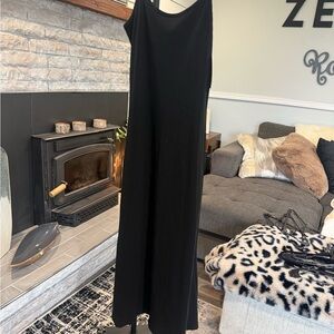 a new day™ Black Ribbed Sleeveless Maxi Dress